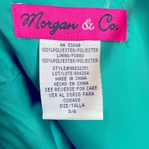 Morgan & Co. Green Dress
